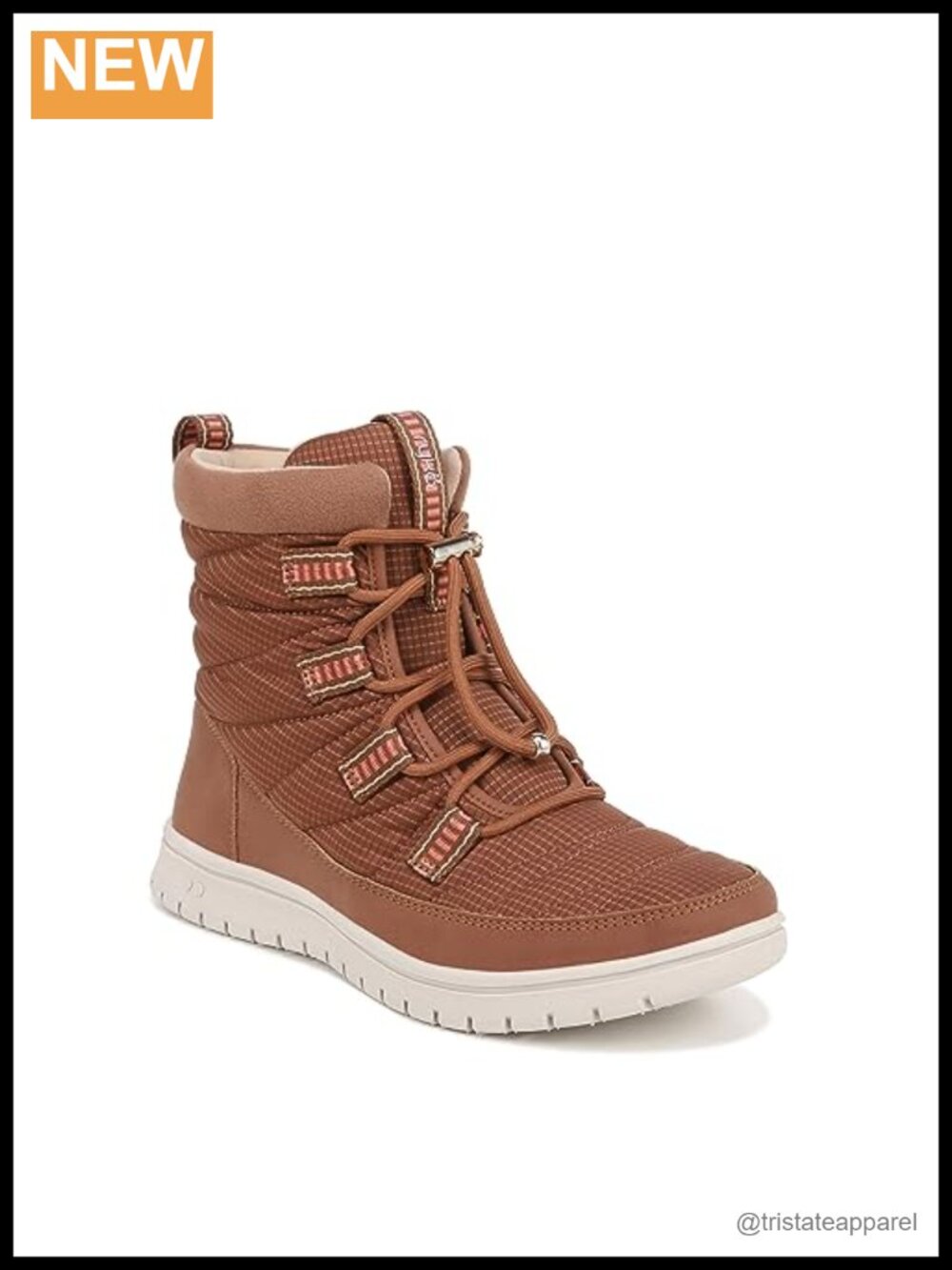 Ryka Senna Winter Snow Boots Water Repellent Nylon Faux Leather Ankle Boots